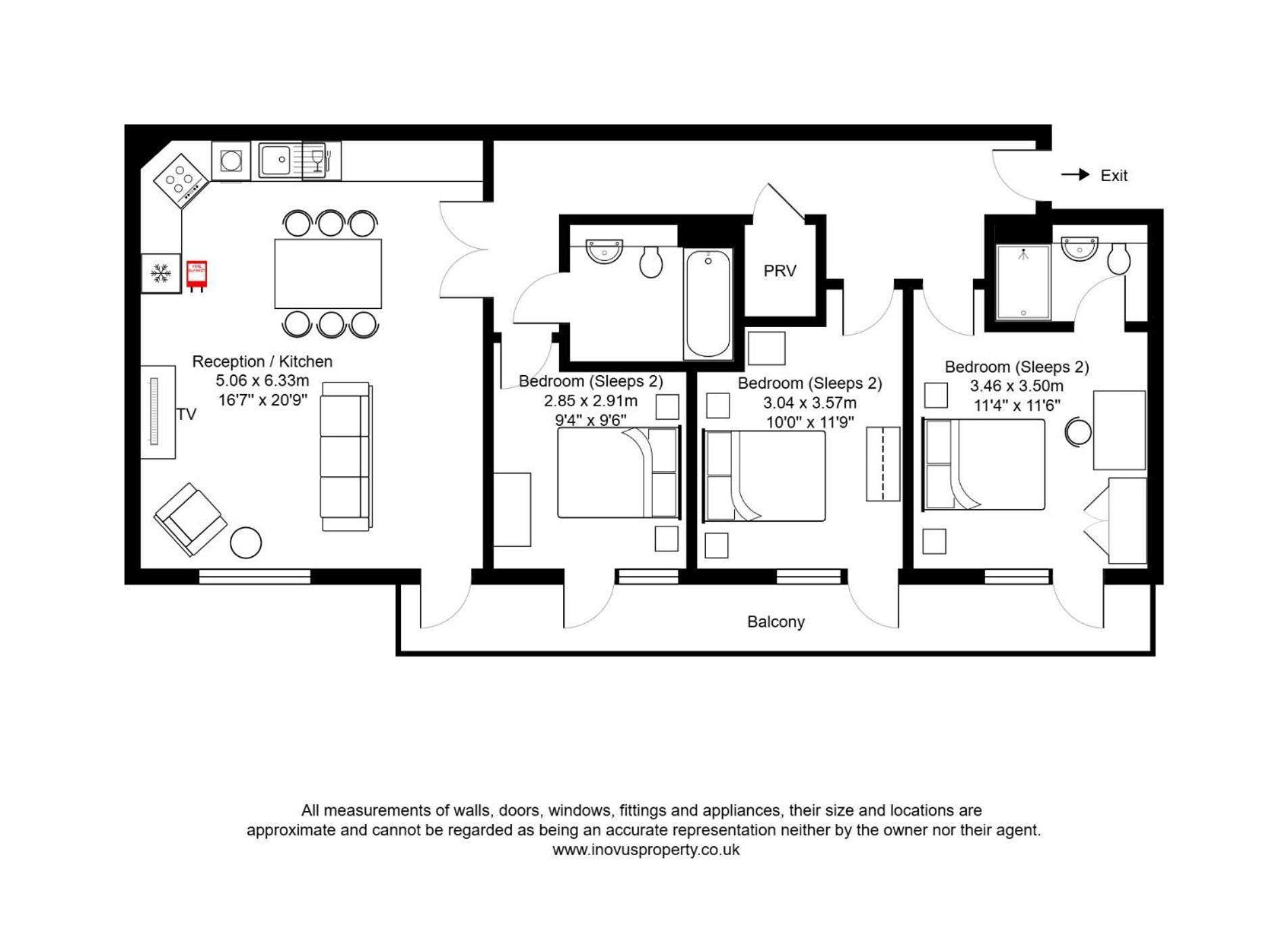 Central-3bedroom-2bath-parking-by Fabaccommodation